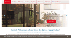 Desktop Screenshot of caritas-hospiz-pankow.de
